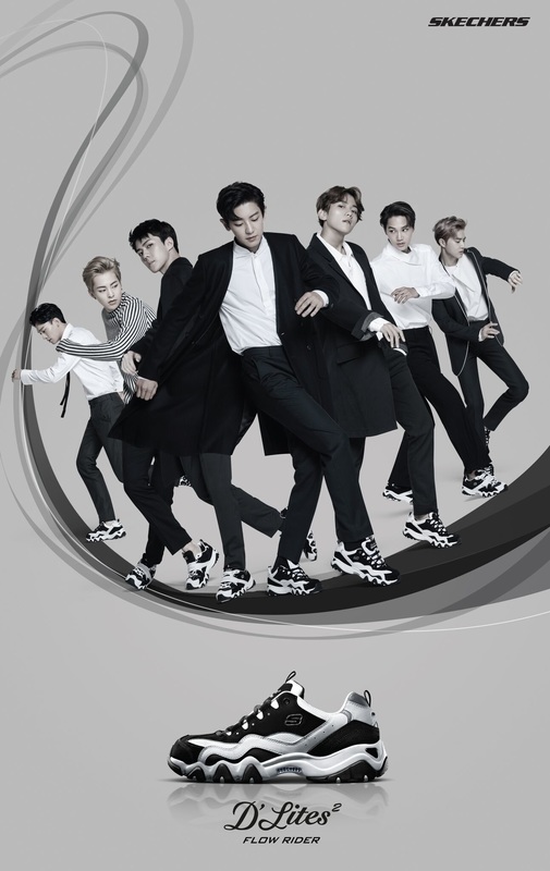 PRODUCT FEATURE] EXO are New Ambassadors for Skechers D'Lites 2 